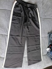 QED London Black Wide Legged