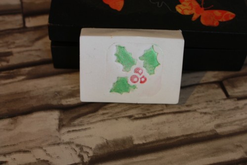 Holly tree soap - holly, stamp