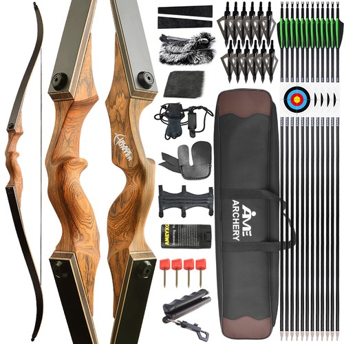 Takedown recurve bow set - 60'',