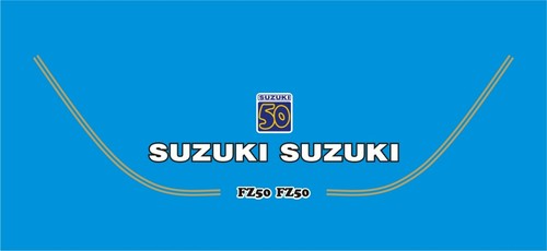 Suzuki fz50 decal kit gold - decal,
