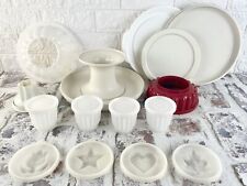 Vintage Tupperware Jelly Blancmange Moulds 1970s-80s