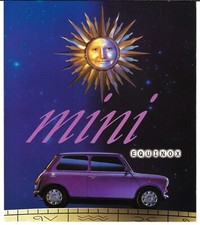 Rover Mini Equinox Limited Edition 1996 UK Market Sales Brochure