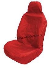 VAUXHALL ARENA  RED WATERPROOF SEAT COVER SINGLE FRONT SEAT