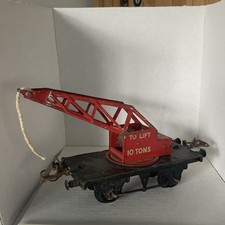 0 GAUGE HORNBY MECCANO - 10 TON CRANE WAGON.
