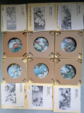 Complete set Imperial Jingdezhen Porcelain BLESSING FROM A CHINESE GARDEN Plates