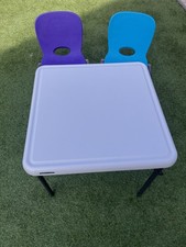 Lifetime Folding Children’s Table and 2 chairs, Used
