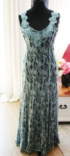 Blue Lace Maxi Dress Italian