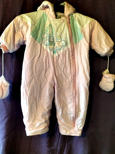 Girls padded snow suit 12 - girls,