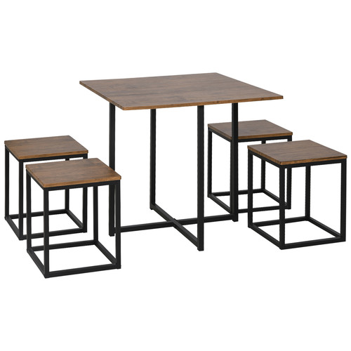 Mdf topped steel piece - steel, 5-piece
