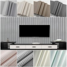 Wooden Slat Wallpaper DIY 3D