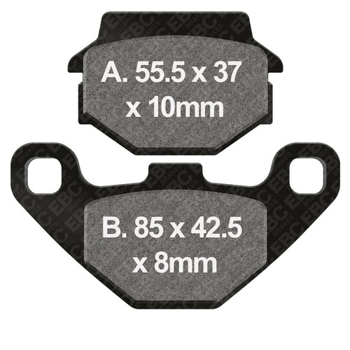 Pair ebc fa067 brake pads - ebc,
