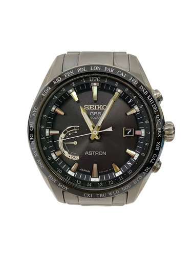 Seiko solar watch analog blk - seiko,