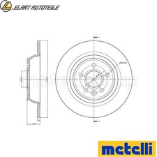 2x BRAKE DISCS 23-0897C FOR FORD MONDEO/IV/TOURNAMENT S-MAX FOCUS/II GALAXY 2.0L