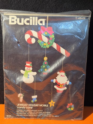 Bucilla jeweled holiday mobile - holiday,