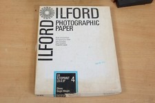 Vtg Ilford Photographic Paper il Ilfoprint 4 LR.4.1P Glossy Single Weight 8x10"