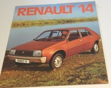 1977 Renault 14 Car Brochure
