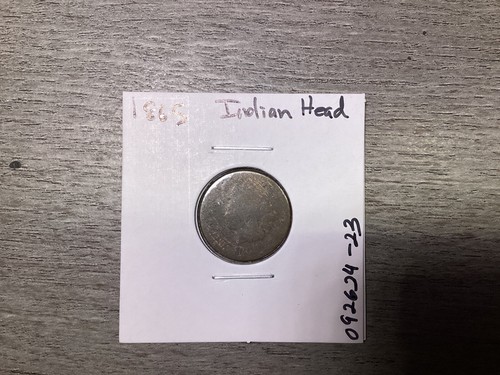 1865 indian head penny - penny, with