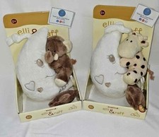 Brand New Elli And Raff Musical Bedtime Toy Plush Elephant Giraffe