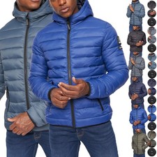 Mens Crosshatch Jacket Padded