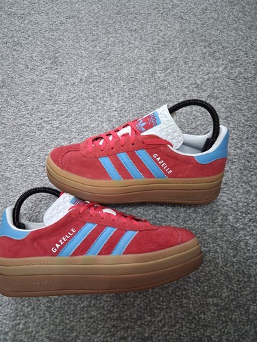Adidas gazelle bold red and - bold,