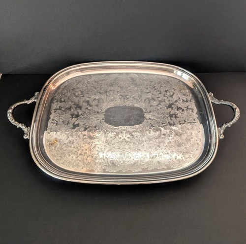 Silverplate rectangular footed - silverplate,