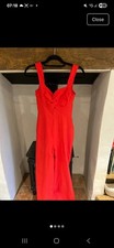 Lipsy Red Jumpsuit Size 6 BNWT