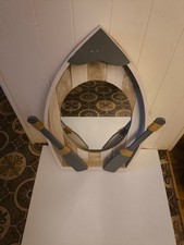 Wooden Paddle Boat Mirror