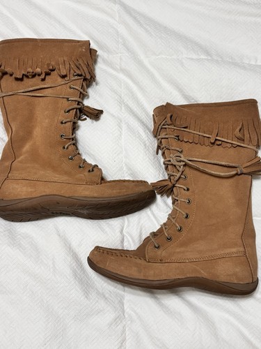 Bean suede leather - l,