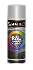 Car-Rep RAL9006 White Aluminium Spray Paint 400mL Fast Drying High Adhesion