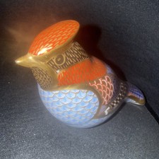 Royal Crown Derby Waxwing Bird