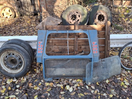 Ford tractor cab rear - ford, window