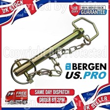 3/4" HITCH PIN FOLD DOWN HANDLE TOW TOWING BAR LINCH CHAIN TRACTOR TRAILER LORRY