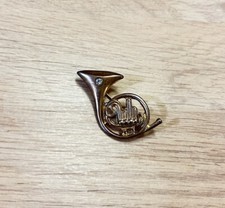 Vintage French Horn Brooch