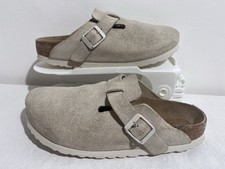 Birkenstock Clogs EU 36 UK 3 Very Pale Taupe Suede Slip On