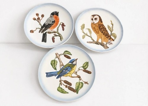 Goebel wildlife bird plates - goebel,