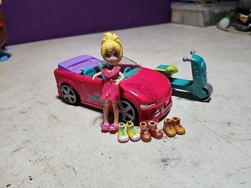 Polly pocket pink convertible - pink,