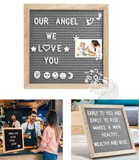 Felt Letter Board Wooden
