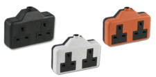 13 Amp Pro Elec 2 Gang Rubber