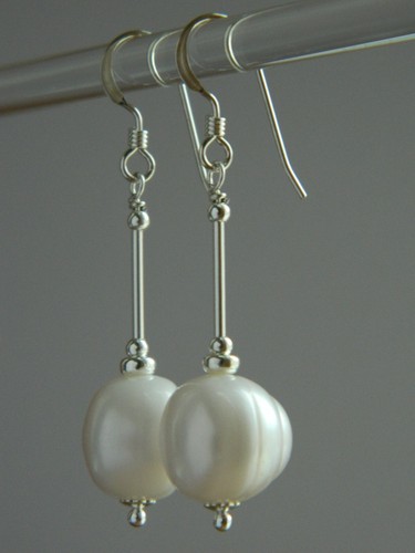 Large ivory white baroque - large,