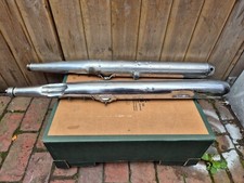 YAMAHA RD 125 DX Exhaust Pair - 1E7-14711 & 1E7-14721 - 01