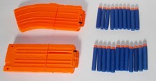 SPARE NERF N-STRIKE ELITE DART MAGAZINE BANANA CLIP & CARTRIDGE ATTACHMENT AMMO