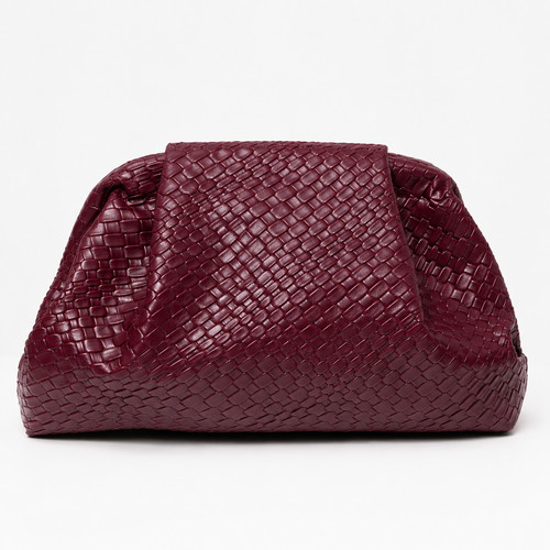 Vintage woven clutch bag - woven,