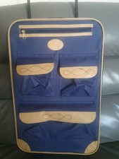 La Maison Du Voyage Wheeled Travel Bag Navy, H .. 22" , W ..13", D.. 7.5",