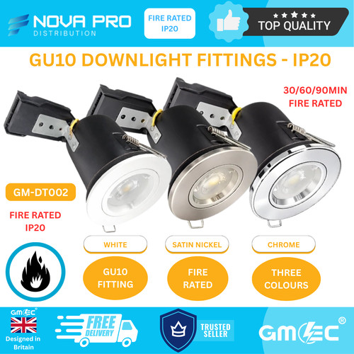 Gu10 fire rated - fire, downlight