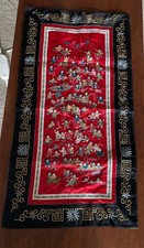 VINTAGE SILK HAND EMBROIDERY