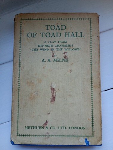 1st edition milne - 1st, toad