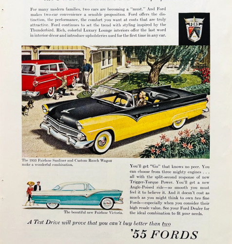 1955 ford fairlane sunliner - fairlane,