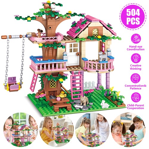 Tree house building blocks - house,