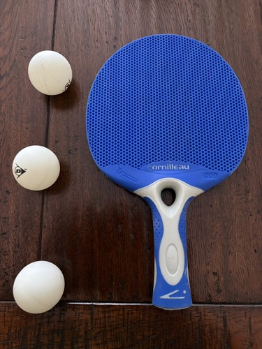 Cornilleau tacteo blue racket - blue,