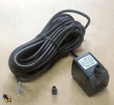 Water Feature Pump 750 Litre Flow Garden Outdoor Mains 5 Meters Cable 8mm 12mm